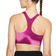 Nike Yoga Dri-FIT Swoosh Medium-Support Printed Sports Bra - Cosmic Fuchsia/Iron Grey