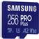Samsung Pro Plus 2021 microSDXC Class 10 UHS-I U3 V30 A2 160/120 MB/s 256GB +SD Adapter