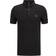 HUGO BOSS Stretch Cotton Slim Fit with Logo Patch Polo Shirt - Black