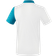 Erima 5-C Polo Shirt Kids - White/Oriental Blue/Colonial Blue