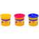 Jovi Soft Dough Blandiver Case of 3 Jars 110g Assorted Colors