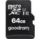 GOODRAM M1A4 MicroSDXC Class 10 UHS-I U1 100/10MB/s 64GB