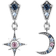 Thomas Sabo Royalty Star & Moon Earrings - Silver/Multicolour