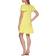 DKNY Flutter Hem Trapeze Dress - Sunshine