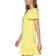 DKNY Flutter Hem Trapeze Dress - Sunshine