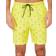 Nautica 8" Anchor Print Quick-Dry Swim Shorts - Blazing Yellow
