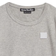 Acne Studios Kid's Mini Nash Face Patch T-shirt - Light Grey Melange
