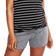 Motherhood Under Belly French Terry Lounge Maternity Short Grey (95239-2)