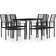 vidaXL 3099206 Patio Dining Set, 1 Table incl. 6 Chairs