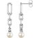 Thomas Sabo Links Earrings - Silver/Pearl/Transparent