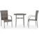 vidaXL 3098028 Patio Dining Set, 1 Table incl. 2 Chairs