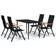 vidaXL 3099121 Patio Dining Set, 1 Table incl. 4 Chairs