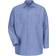 Red Kap Industrial Long Sleeve Work Shirt - Light Blue