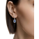 Swarovski Millenia Octagon Cut Drop Earrings - Silver/Blue/Transparent