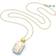 Swarovski Orbita Octagon Cut Necklace - Gold/Multicolour
