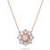 Swarovski Sunshine Pendant Necklace - Rose Gold/Pink/Transparent