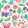 Hatley Organic Cotton Baby Short Sleeve Pajama Set - Rainbow Park (S22RPI1255)