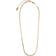 Orelia Flat Snake Chain Necklace - Gold