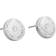 Snö of Sweden Harly Small Earrings - Silver/Transparent