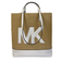 Michael Kors Straw Python Capsule Kelli Doule North South Tote - White