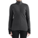 Icebreaker Women's Real Fleece Merino Descender Long Sleeve Zip Jacket - Jet heather/Black