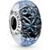 Pandora Wavy Murano Glass Ocean Charm - Silver/Blue