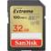 SanDisk Extreme SDHC Class 10 UHS-I U3 V30 100/60 MB/s 32GB