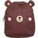 A Little Lovely Company Little Backpack Bear - Brown