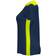 Joma Short Sleeve Women Championship Vi T-shirt - Navy Blue/Fluorescent Yellow