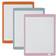 Nobo Mini Magnetic Whiteboard with Coloured Frame 216x280mm 21.6x4cm