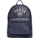 Coach West Backpack in Signature Canvas with Varsity Motif - QB/Denim/Chalk