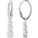 Swarovski Attract Trilogy Pierced Earrings - Silver/Transparent