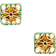 Loewe Anagram Stud Earrings - Gold/Green