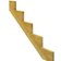 Hortus Stair stringer 5-step 151x50cm
