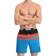 Puma Men's Swim Heritage Stripe Mid-Length Shorts - Blue Combo