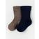 Lindex 2-pack ribbed wool blend socks