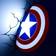 Paladone Marvel 3D LED Light Captain America Shield Vägglampa