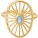 Pernille Corydon Dream Catcher Ring - Gold/Chalcedony