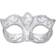 Boland Venice Felina Eye Mask Silver