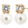 Edblad Luna Studs S Earrings - Gold/Pearls/Transparent
