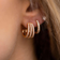 Sif Jakobs Ellera Earrings - Gold/White