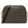 Michael Kors Jet Set Travel Medium Logo Dome Crossbody Bag - Brown/Black