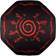 Konix Naruto Logo Floor Mat - Black/Red