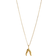 ENAMEL Copenhagen Wishbone Necklace - Gold/Transparent