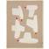 Ferm Living Bird Quilted Filt Beige (110x80cm)