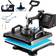 Vevor 5 in 1 Combo 12"x15" Digital Sublimation Heat Press Machine