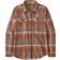 Patagonia Women's Long Sleeve Organic Cotton Midweight Fjord Flannel Shirt - Comstock/Dusky Brown