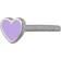 Stine A Petit Love Heart Sorbet Earring - Silver/Purple