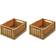 Liewood Weston Medium Storage Boxes Pecan 2-pack