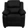 Flash Furniture Kids Deluxe Padded Contemporary Recliner with Storage Arms